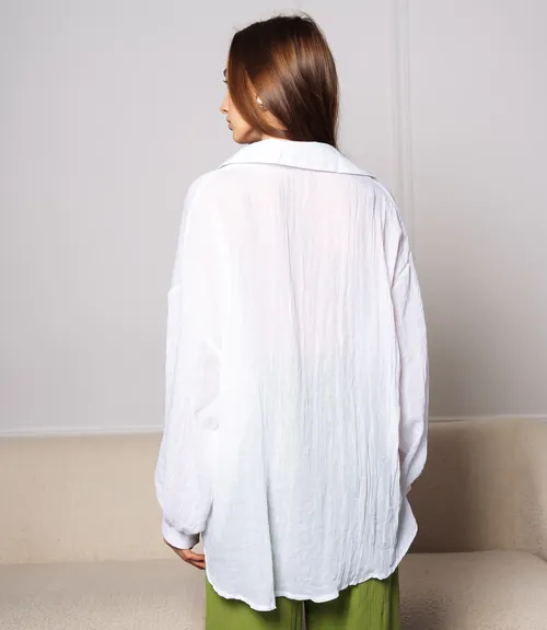 Рубашка #ОКТ115002, белый