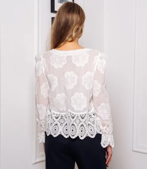 Блуза #КТ26 (6), белый