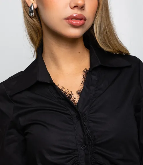 Блуза #КТ2695 (1), чёрный