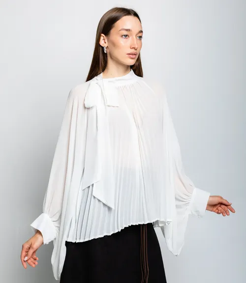 Блуза #КТ855, белый