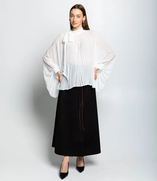 Блуза #КТ855, белый