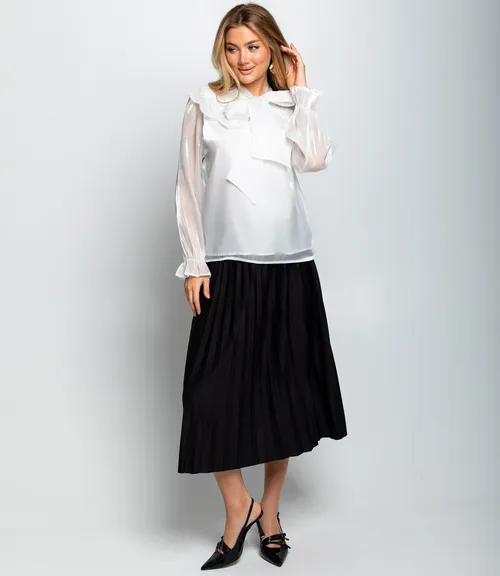 Блуза #КТ971, белый