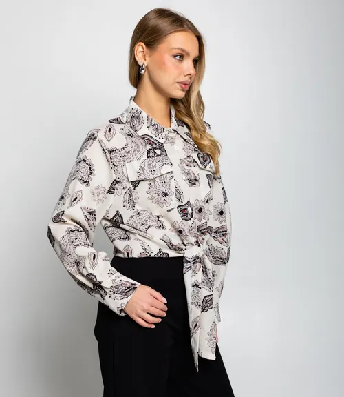 Блуза #КТ2580 (1), молочный