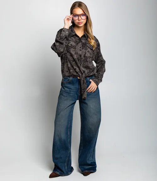 Блуза #КТ2580 (1), графит