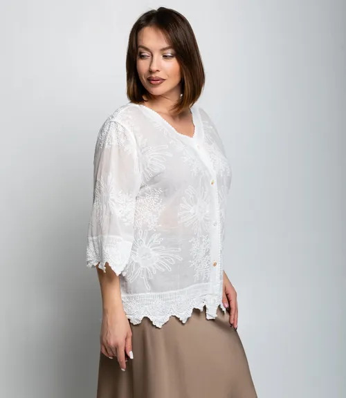 Блуза #КТ42 (4), белый