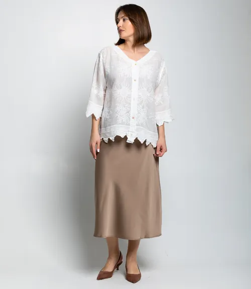 Блуза #КТ42 (4), белый