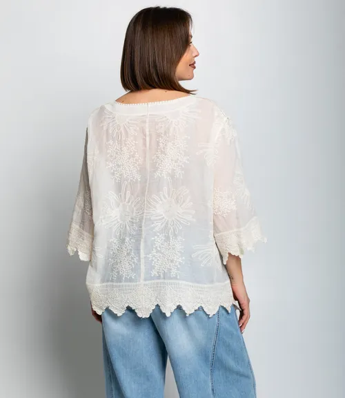 Блуза #КТ42 (4), светло-бежевый