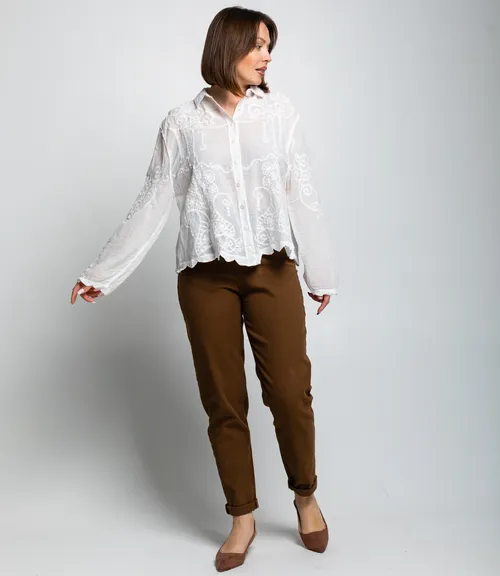 Блуза #КТ301 (19), белый