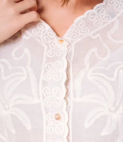 Блуза #КТ805 (10), светло-бежевый