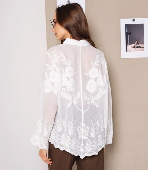 Блуза #КТ302 (7), белый