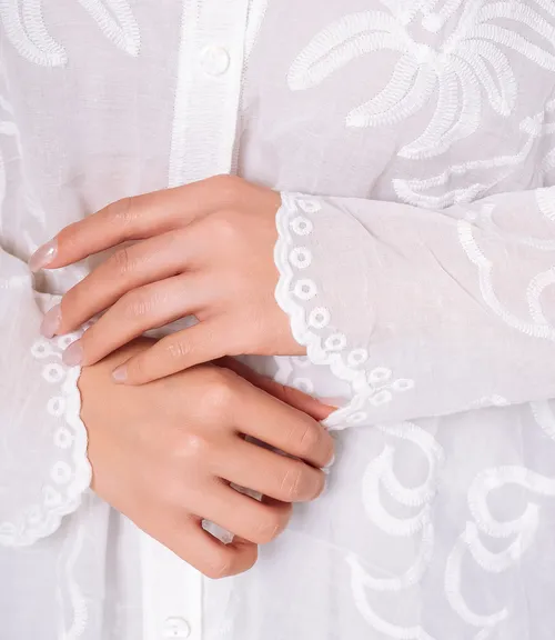 Блуза #КТ802 (17), белый