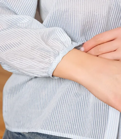 Блуза #КТ73 (2), голубой