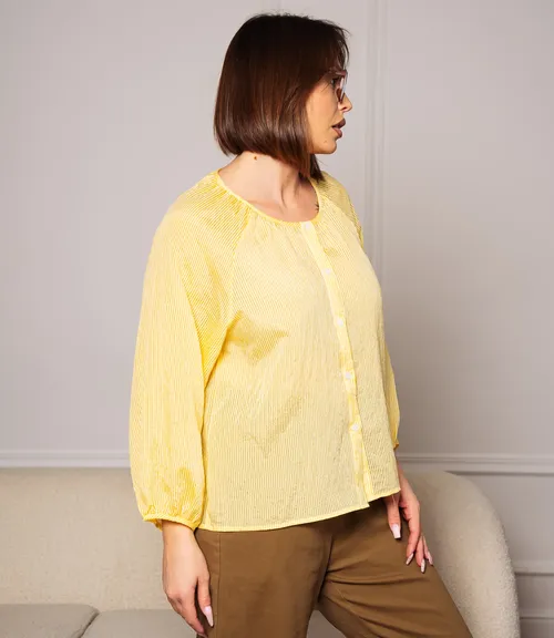 Блуза #КТ73 (2), жёлтый