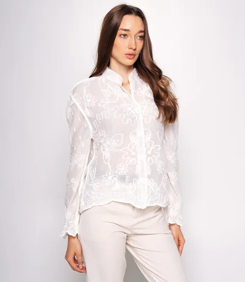 Блуза #КТ941 (1), белый