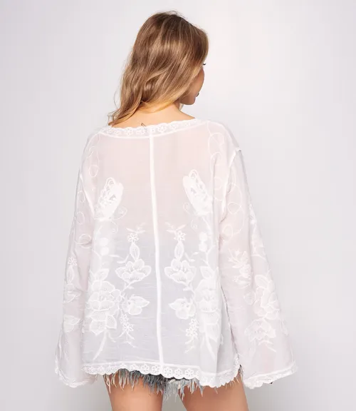 Блуза #КТ404 (1), белый