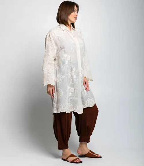 Рубашка #КТ702 (4), светло-бежевый