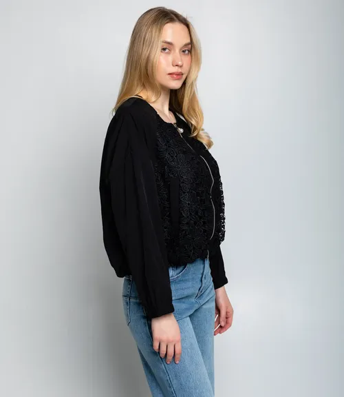 Бомбер #КТ2552, чёрный