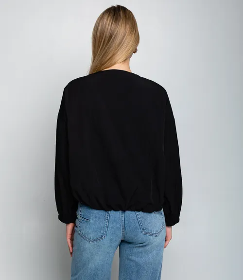 Бомбер #КТ2552, чёрный