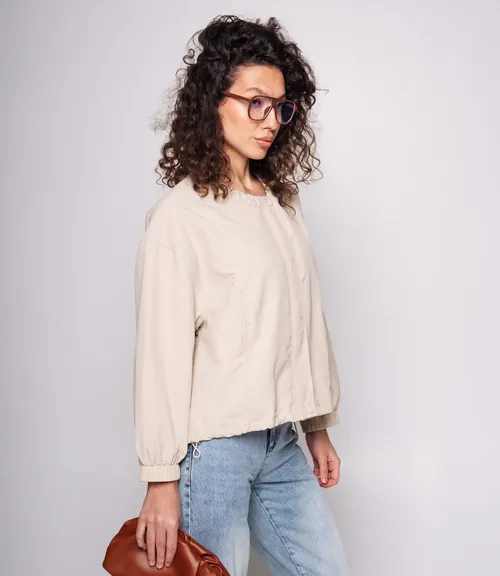 Бомбер #КТ2516 (7), бежевый