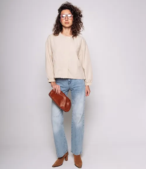 Бомбер #КТ2516 (7), бежевый