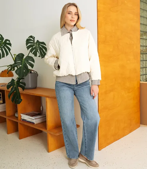 Куртка #КТ66199, кремовый