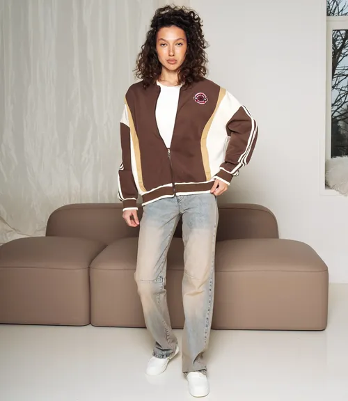 Бомбер #КТ2611 (2), коричневый