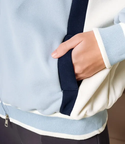 Бомбер #КТ2611 (2), голубой