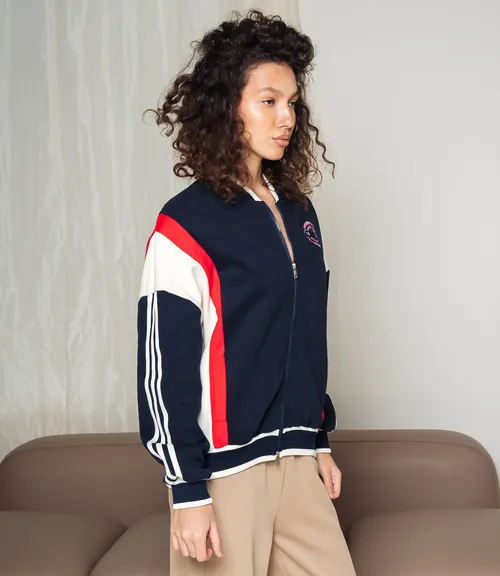 Бомбер #КТ2611 (2), тёмно-синий