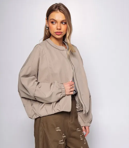 Бомбер #КТ66121, зелёный чай