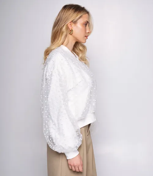 Бомбер #КТ6631 (4), белый