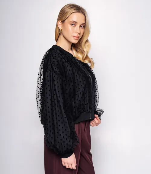 Бомбер #КТ6631 (4), чёрный