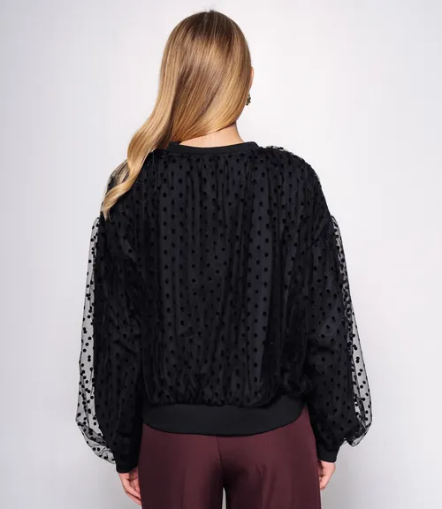 Бомбер #КТ6631 (4), чёрный