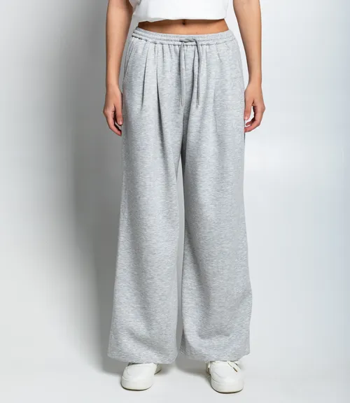 Спортивные брюки #КТ2525, серый меланж