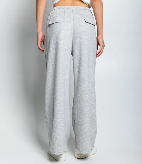 Спортивные брюки #КТ2525, серый меланж