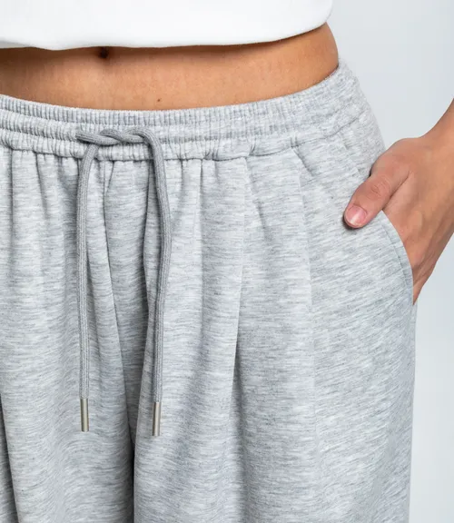 Спортивные брюки #КТ2525, серый меланж