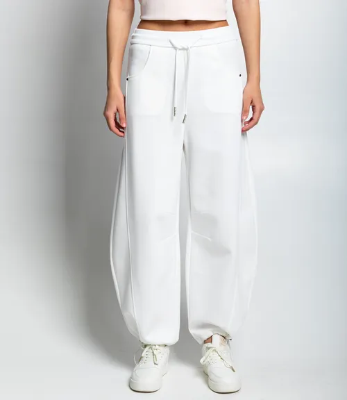 Спортивные брюки #КТ0606, белый