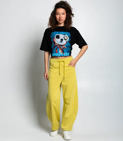 Спортивные брюки #КТ0606, фисташковый