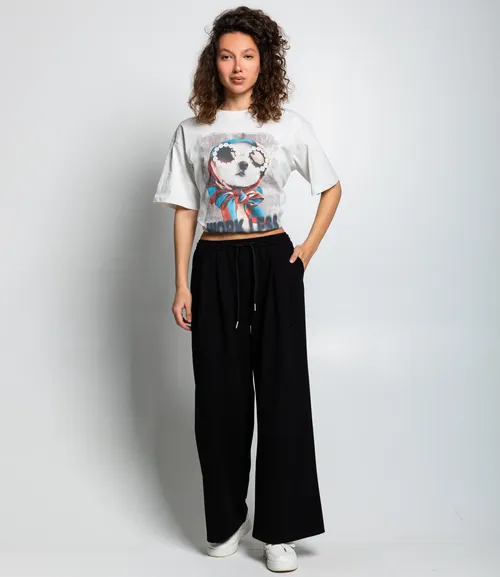 Спортивные брюки #КТ2525, чёрный