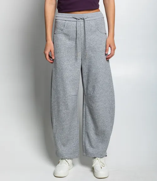 Спортивные брюки #КТ0606, серый меланж