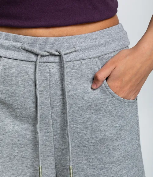 Спортивные брюки #КТ0606, серый меланж