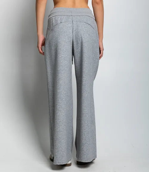 Спортивные брюки #КТ2526 (1), тёмно-серый меланж