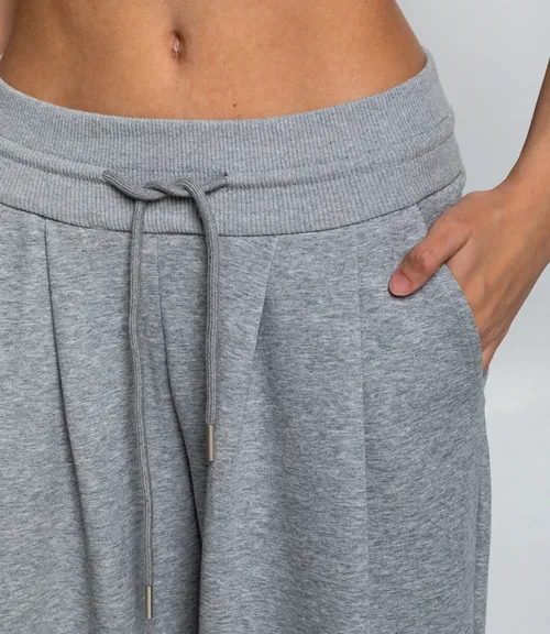 Спортивные брюки #КТ2526 (1), тёмно-серый меланж