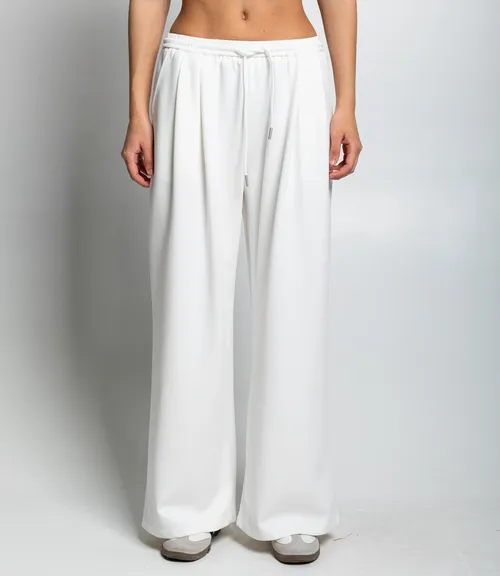 Спортивные брюки #КТ2525, белый