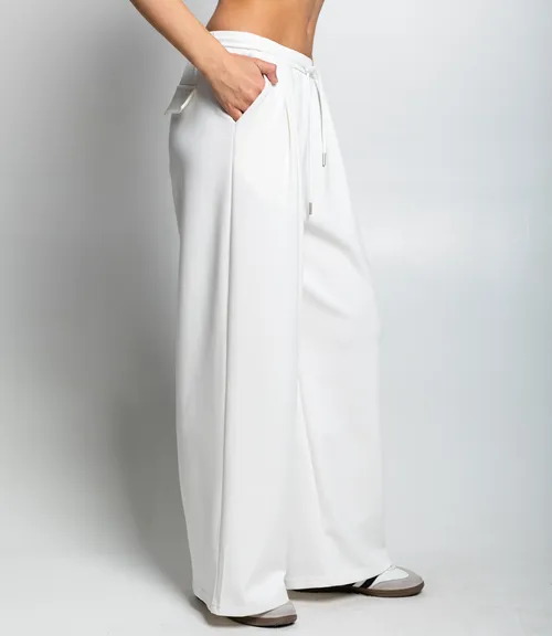 Спортивные брюки #КТ2525, белый