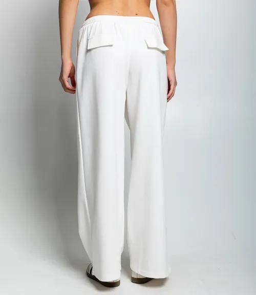 Спортивные брюки #КТ2525, белый