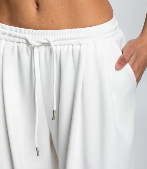 Спортивные брюки #КТ2525, белый