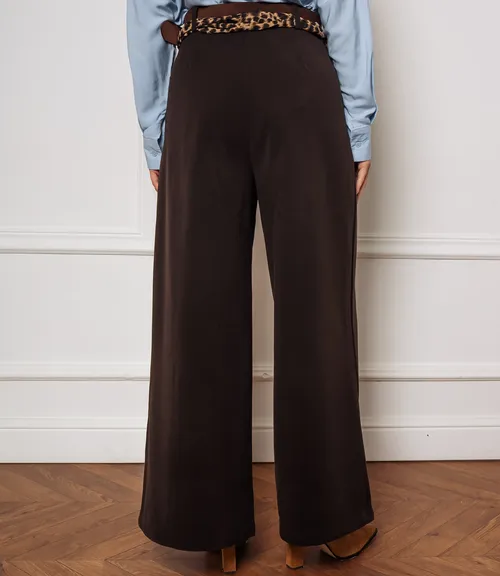 Брюки #КТ0930, шоколадный