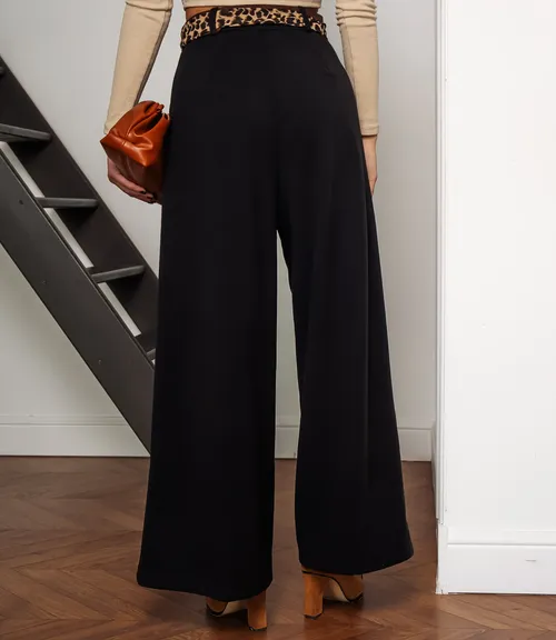 Брюки #КТ0930, чёрный