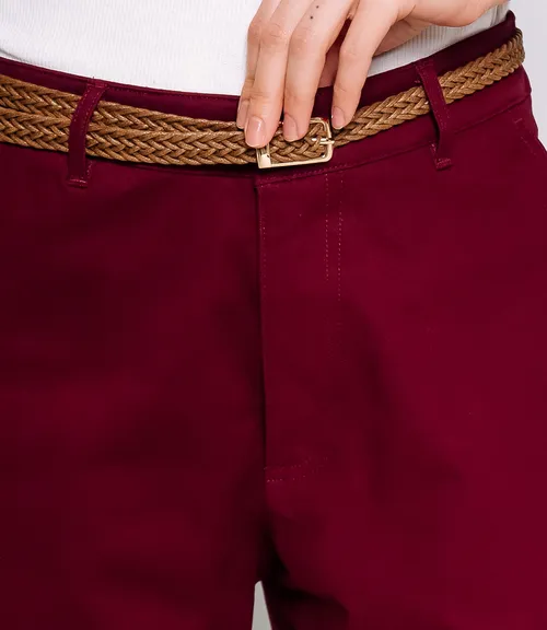 Брюки #ОКТ215001, бордовый