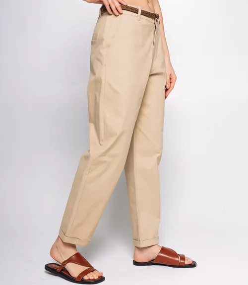 Брюки #ОКТ215001, бежевый